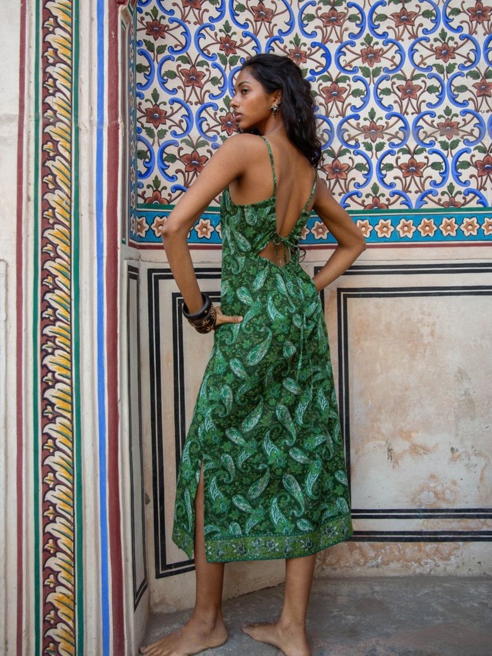 Tree of Life Boho Midi Dress